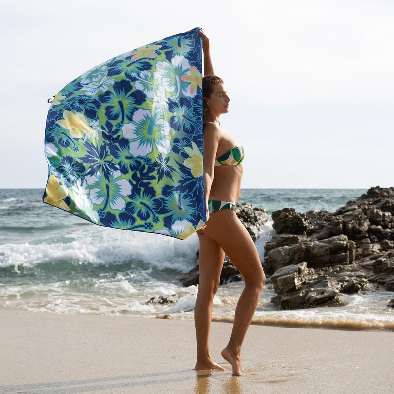 Elite Trend Microfiber Beach Towel for Adults with Bag - Extra Large 78x35 inch Lightweight Sand Free Quick Dry Towel for Travel, Swimming, Yoga, Camping - Image 2
